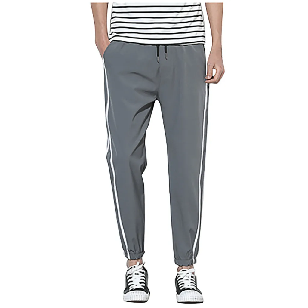 Gray KLV брюки модные мужские Летние Стильные камуфляжные комбинезоны для отдыха модные брюки с несколькими карманами для всех сезонов высокое качество 9701 - Цвет: Gray