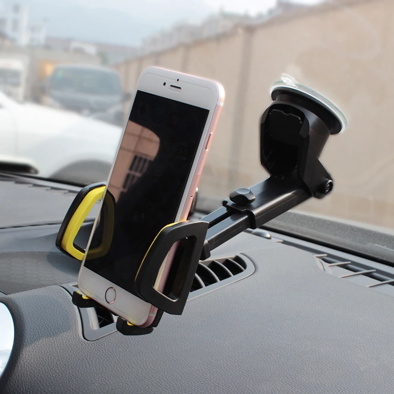 Buy 2017 NEW Long Pole Car Clamp for Mobile Phone Car