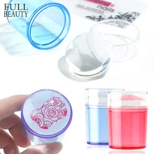 4cm ברור נייל סטמפר מגרד נייל אמנות תבנית פולני הדפסת העברת רך סיליקון חותמת DIY תמונה מניקור כלים CH1031(China)