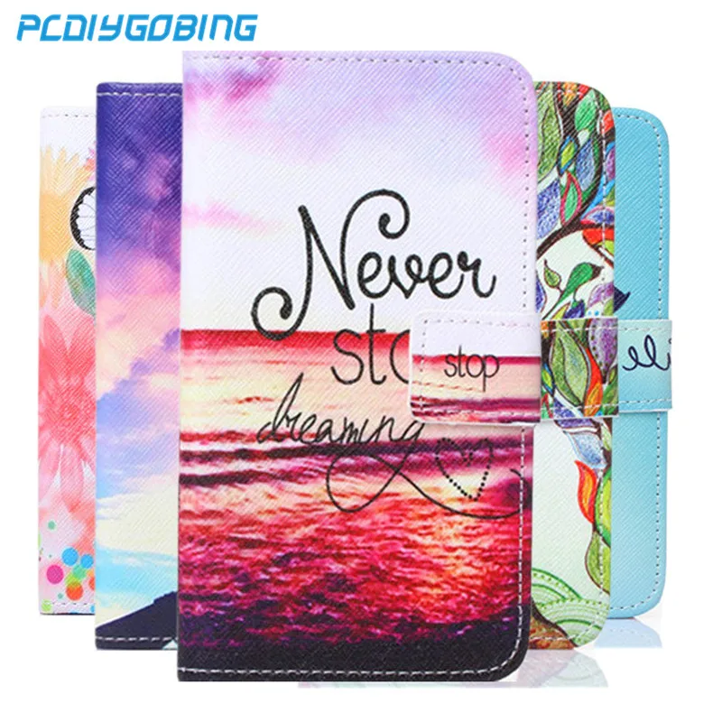 

Wallet Painted Book Stand Flip Leather Case For Sony Xperia Z1 L39H C6902 C6903 C6906 Wolf Rose Owl Effiel Tower case Cover