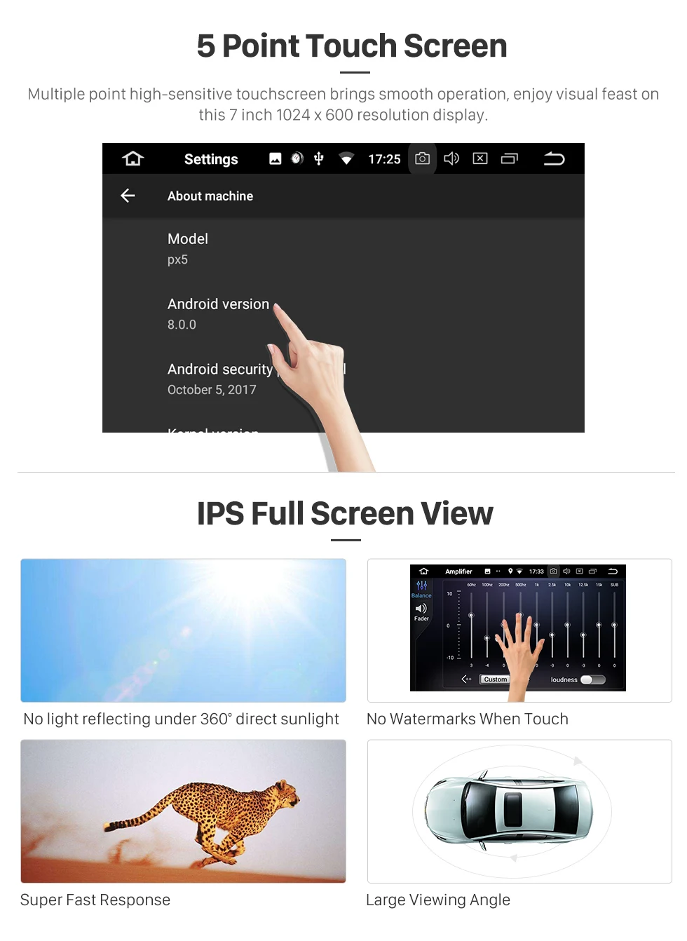 Top Seicane Android 8.0 7"1Din Car Radio Stereo GPS Navigation Multimedia Player For Peugeot 407 2004 2005 2006 2007 2008 2009 2010 8