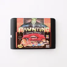 Haunting The Starring Poter Guy 16 bit игра sega Mega Drive карта для sega Mega Drive для Genesis
