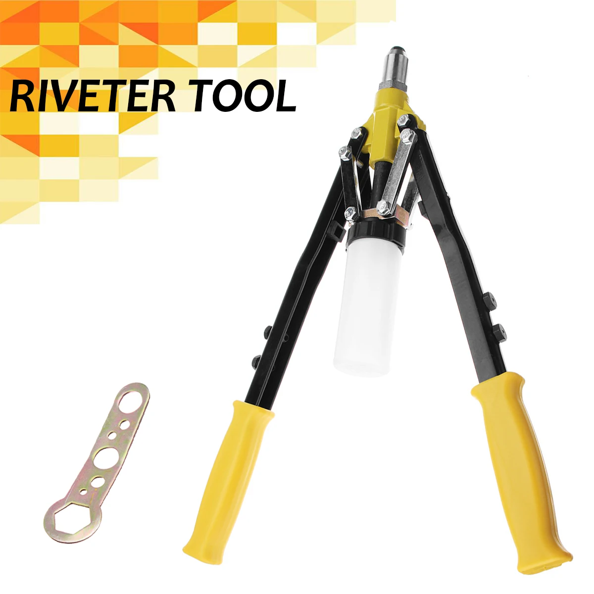 

18 Inch Heavy Duty Riveter Long Arm Perforated Double Core Hand Riveter Rivet Manual Hand Tool