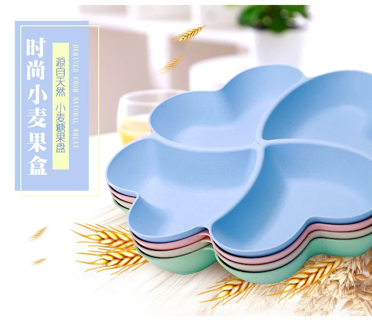 

European French Style Household Fruit Tray Living Room Coffee Table Plastic Candy Tray Dry Fruit Office Snacks Small Fruit Tray
