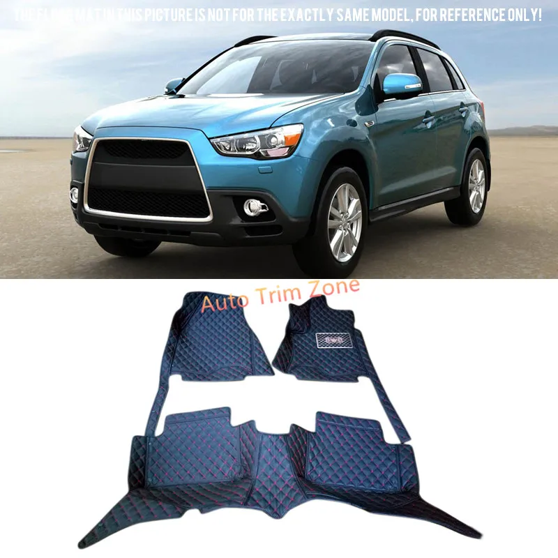 Interior Black Floor Mats & Carpets For Mitsubishi Outlander Sport ASX RVR 2011 2012