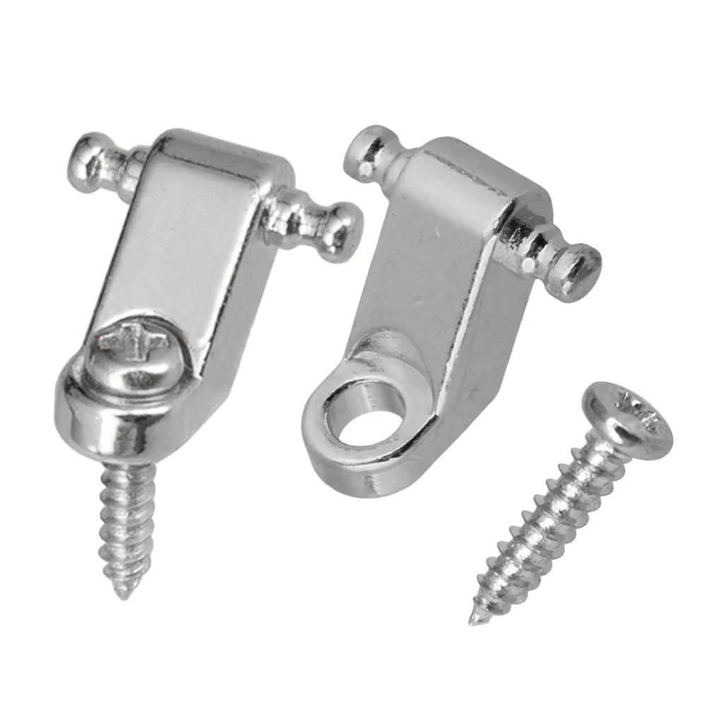 2pcsIron  Guitar Roller String Trees String Retainer Guide Electric Guitar Parts Musical Instruments Guitar Parts Accessories