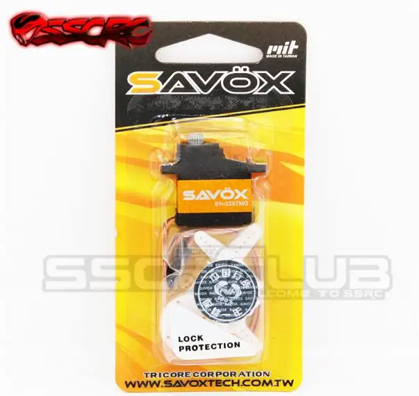 

Savox SH-0257MG summit High and Low Speed Servo Helicopter/Aircraft Micro Digital Steering Gear
