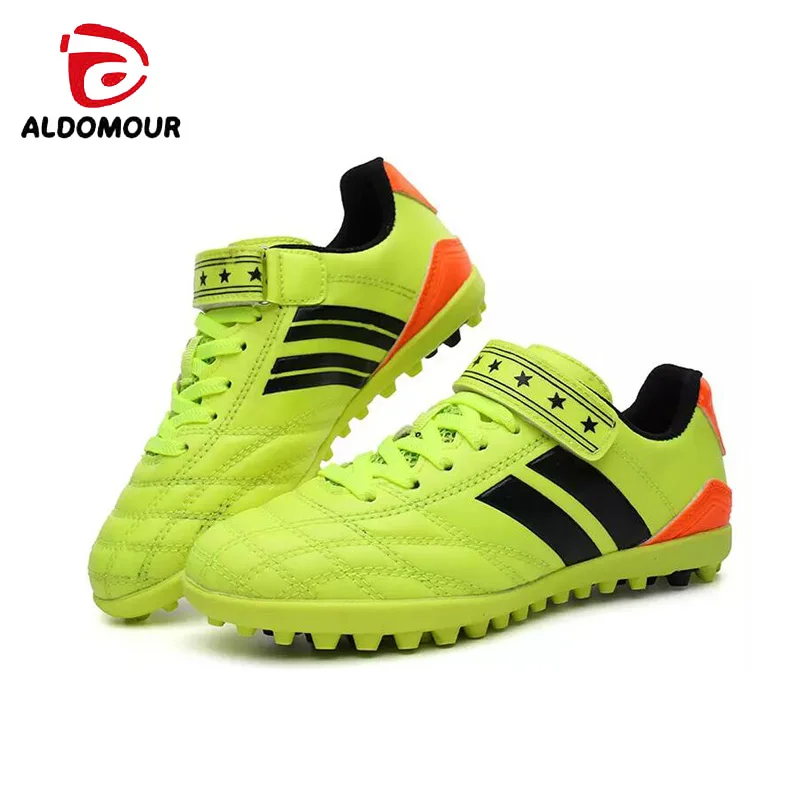 ALDOMOUR Soccer shoes For men football boots For Boys Girls high ankle
