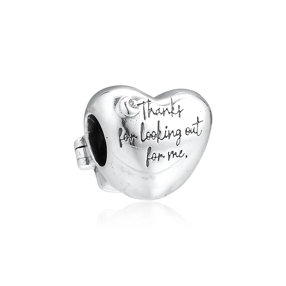 CKK Fit Pandora Браслеты окно сердце амулеты 925 стерлингового серебра Шарм бусины для бусина для изготовления украшений