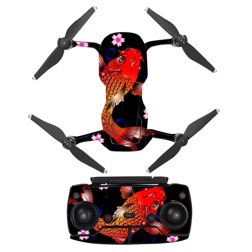 Чистый цвет DJI Mavic Air sticker s батарея наклейка пульт дистанционного управления кожи полный набор Дрон тела наклейка для DJI Mavic AIR Skin