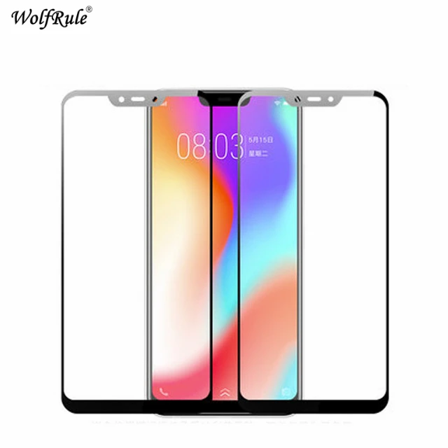 Wolfrule Full Cover Tempered Glass Vivo Y83 Pro Screen Protector For Vivo Y83 Glass 9H Color Protective Film For Vivo Y83 Y83A Wolfrule Full Cover Tempered Glass Vivo Y83 Pro Screen Protector For Vivo Y83 Glass 9H Color Protective Film For Vivo Y83 Y83A