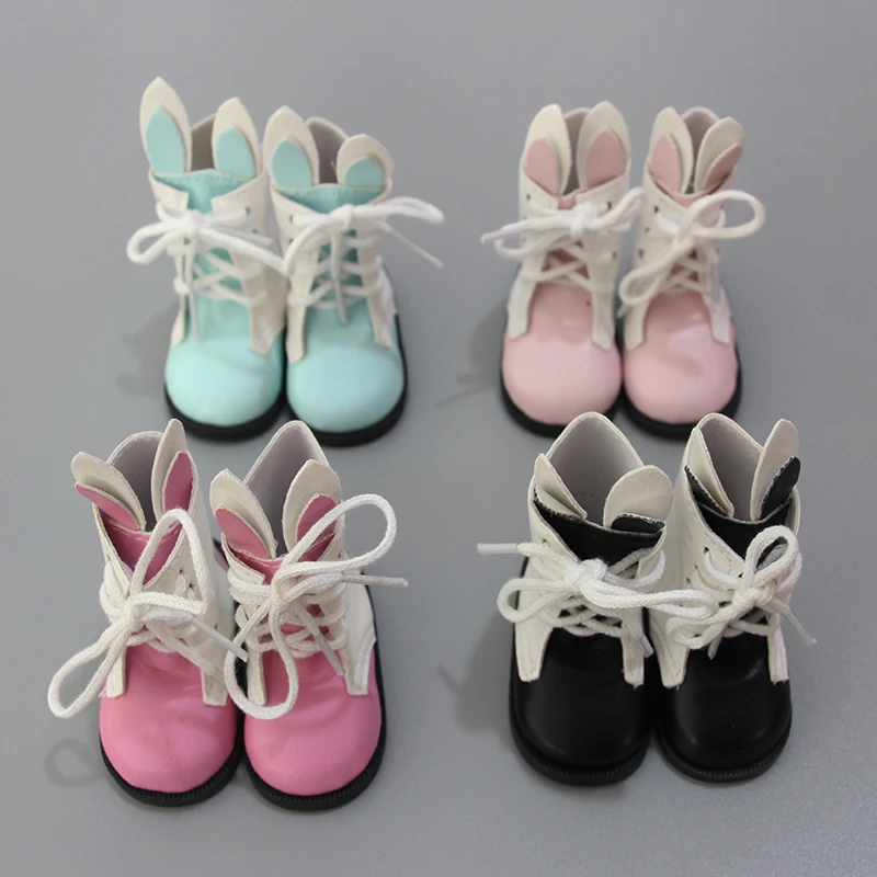 1 пара симпатичных туфель из искусственной кожи с кроликом подходит для 16 дюймов кукла Шэрон сапоги обувь Лучший подарок аксессуары