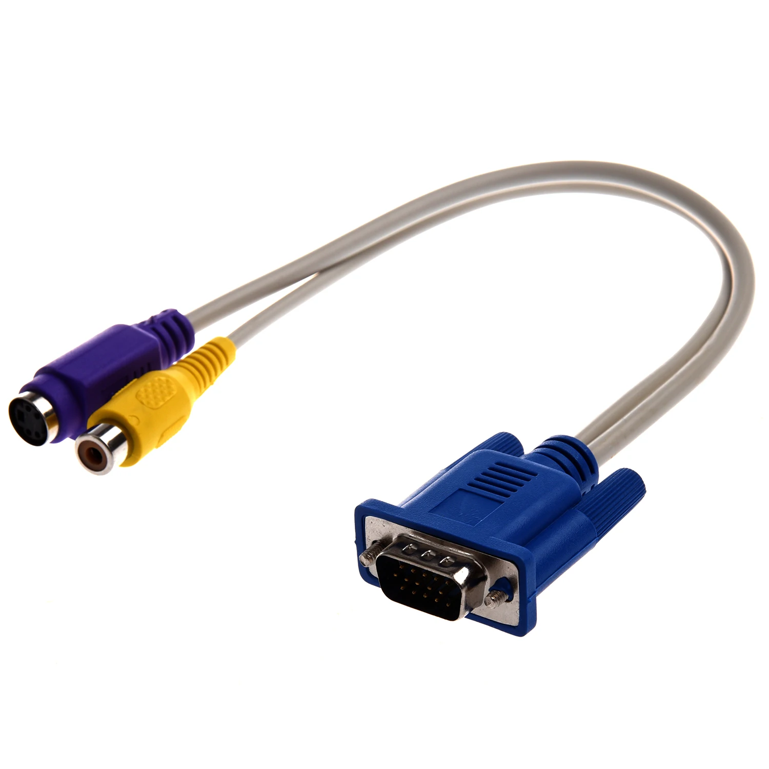 HFES TV out VGA к S Video/RCA Кабельный адаптер|vga to s-video|rca cable adaptervga |