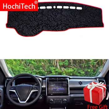 

Rose Pattern Non-slip Dashmat Dash Mat Dashboard Cover Pad Cover Carpet Car Sticker for changan X70A 2018-2019 Car Styling