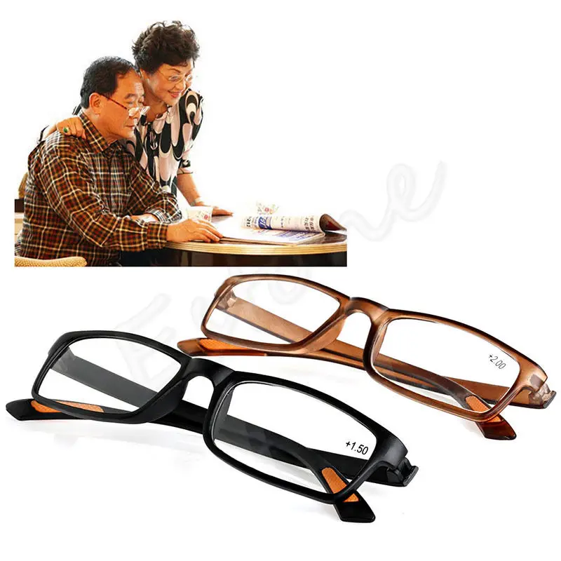 A40 New Unisex Resin Framed Reading Glasses +1.00 1.50 2.00 2.50 3.00 3.50 4.00 Diopter  Free Shipping
