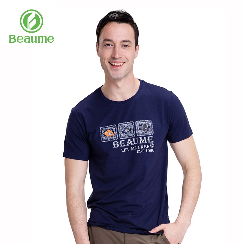 

Beaume Men's quick dry T-shirt clothing printed letter 62177