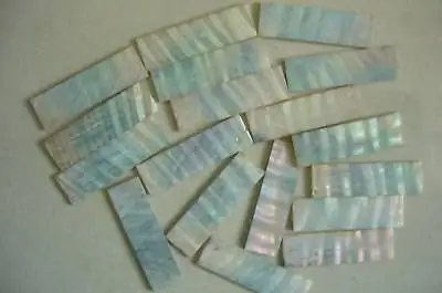 

Bow parts ---20 pcs Nice pearl violin bow frog sildes
