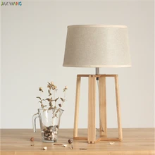 Jw_скандинавские лондонские настольные лампы Деревянные Художественные пепельные Настольные светильники из цельного дерева для гостиной, спальни, прикроватная тумбочка для домашнего декора, освещение для чтения