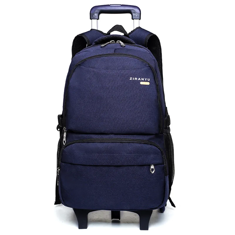 

2018 Removable Trolley school Backpack Wheeled Bags Children School Bag Boys Travel Bags Child School Backpacks kids schoolbags