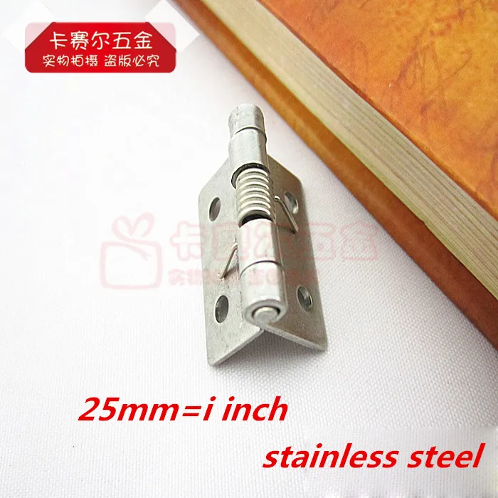 

10pcs/lot 1in Stainless Steel Small Spring Hinges Automatic Closed Jewelry Box Hinge Spring Loaded Hinge