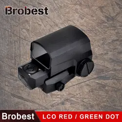 Brobest 1MOA LCO Red Dot Пистолет областей спереди прицел 20 мм рейку для Airsoft Охота AO6001