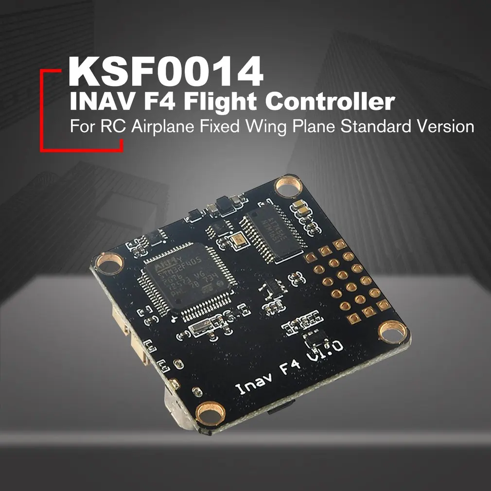 

INAV F4 Flight Controller FC with OSD Buzzer 5V/3A BEC SBUS/PORT for RC Airplane Fixed Wing Plane Standard Version