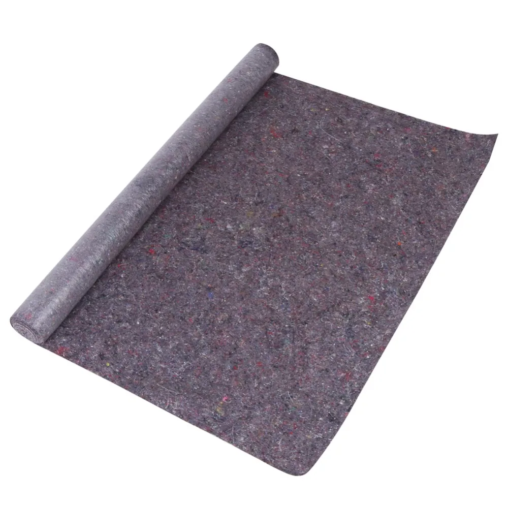 1 x 10 m Felt Floor Covering Painting Mat with PE Anti slip Coating