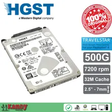 HGST Travelstar 500GB hdd 2.5 SATA 7200rpm disco duro laptop internal sabit hard disk drive interno hd notebook harddisk 7mm