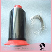 12 штук C Тип иглы с 1 рулон волосяная нить сильное натяжение 2625 ярдов/шт без усадки полиамидный нейлон нить