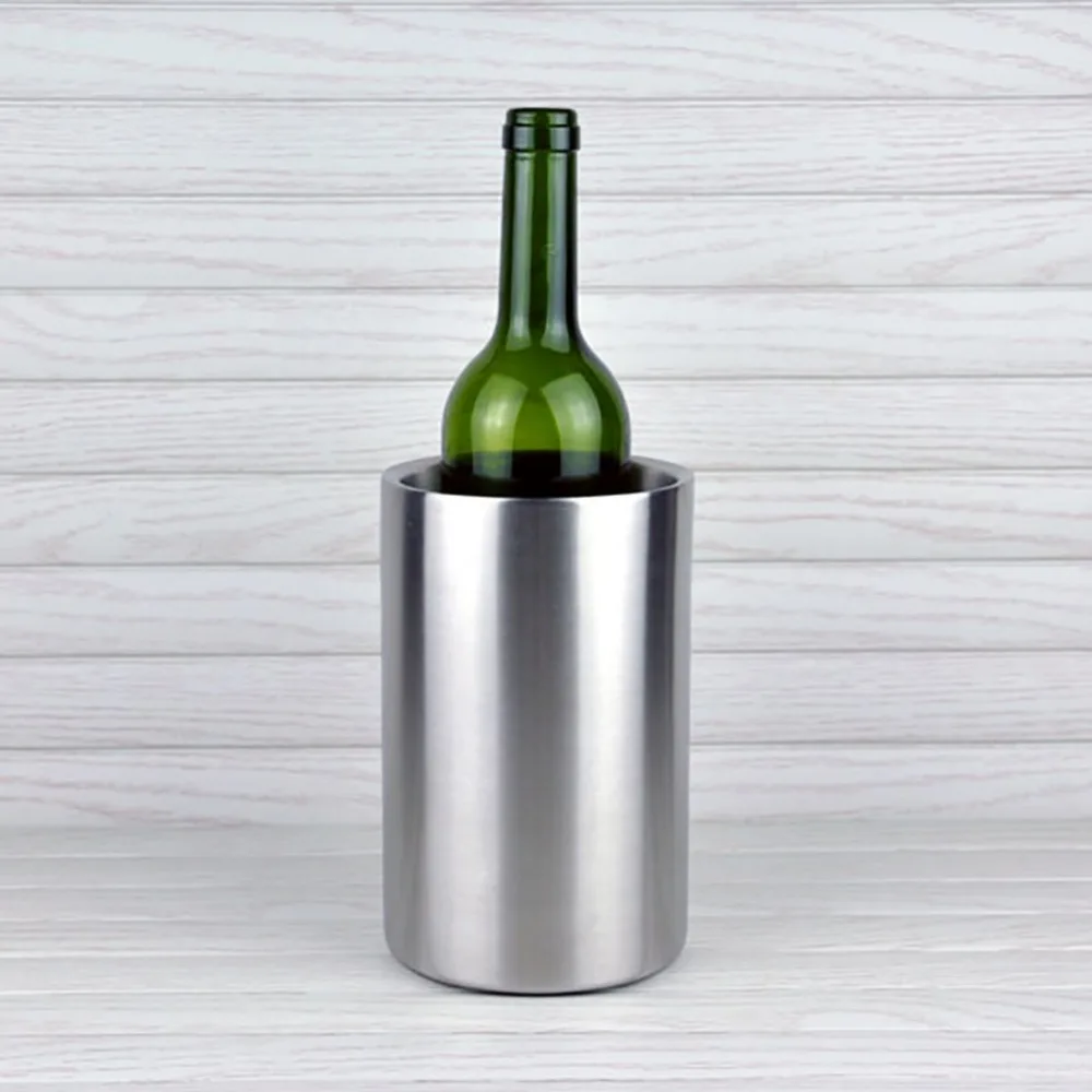 Stainless Steel Wine Ice Buckets Cooler Drink Champagne Beer Chiller