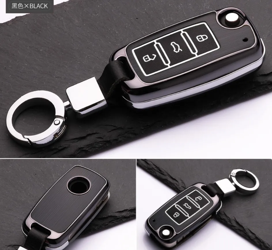 Подарочный держатель ключа кошелечного типа чехол для Volkswagen Golf, Touran MK2 T-ROC Seat Leon Ibiza Skoda Seat Octavia A5 Rapid Fabia Kodiaq Yeti
