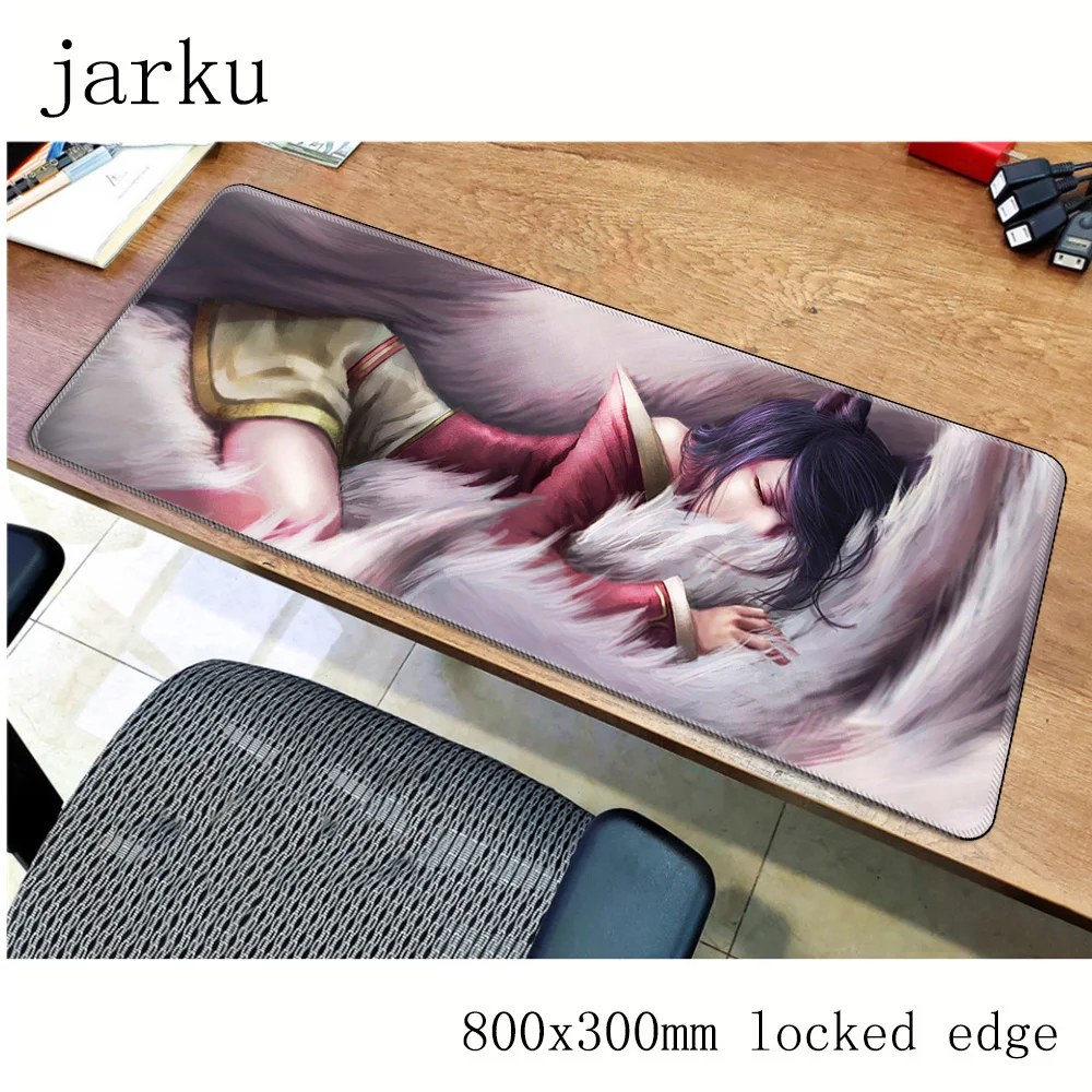 Ahri коврик для мыши геймер 800x300 мм notbook коврик для мыши большой игровой коврик для мыши большой компьютерный геймер Коврик для мыши стол для компьютера padmouse