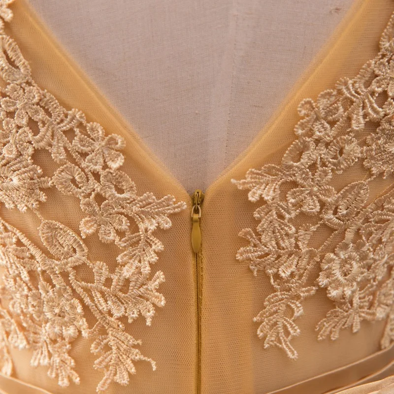 Elegant Evening Dress Long 2020 Appliques Banquet Party Dress Stunning Satin Prom Dresses Robe De Soiree vestido de festa