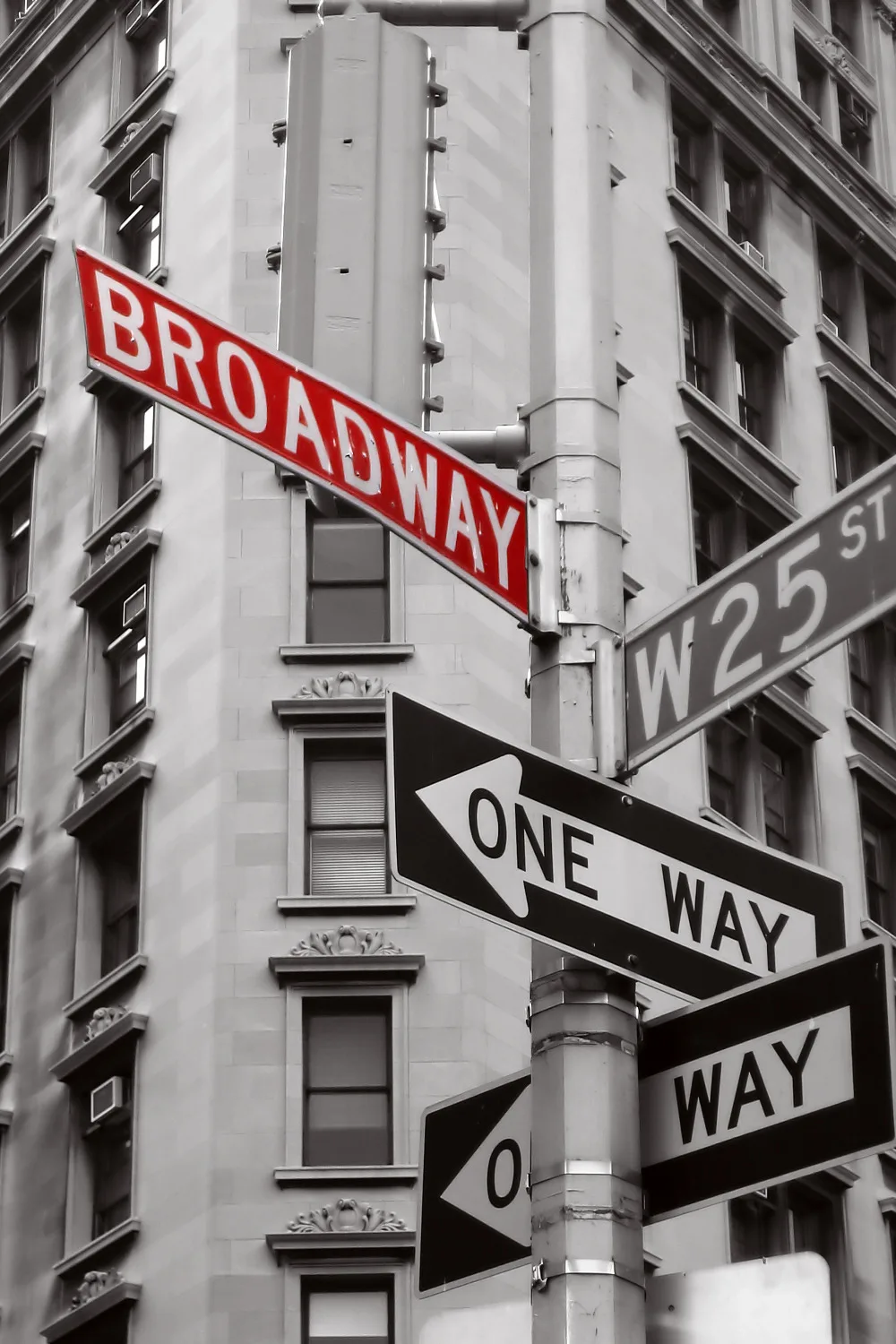 Мода спальня украшения обои на заказ хорошо дизайн NY Broadway guidepost стикер#0085