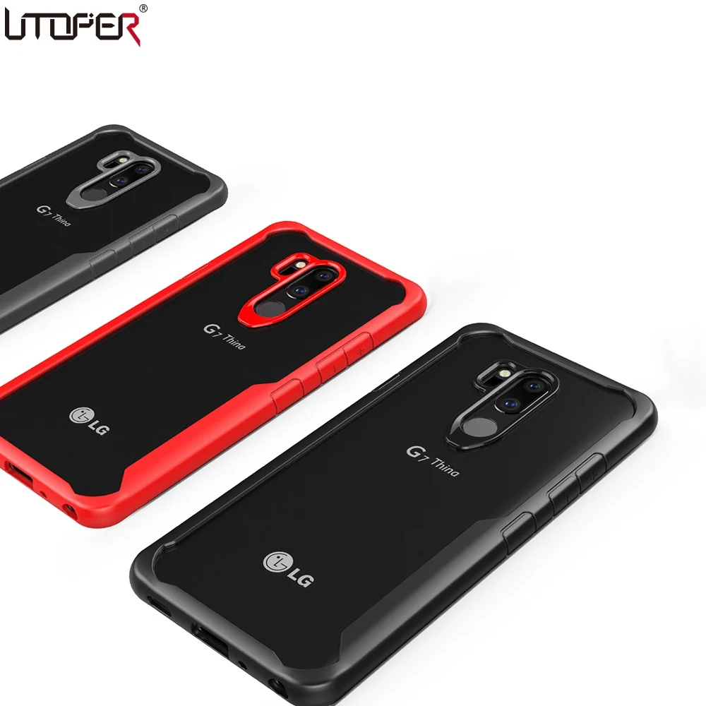 

For LG G7 Case Cover For LG ThinQ Case Fashion Shockproof Case Cover For LG G710 6.1 Coque Phone Protective Coque Funda Etui