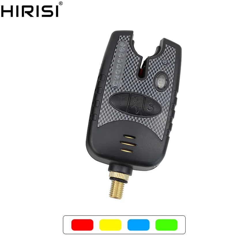Hirisi 8 светодиодный сигнализатор укуса Удочка сигнализация рыболовные снасти аксессуары 4 цвета