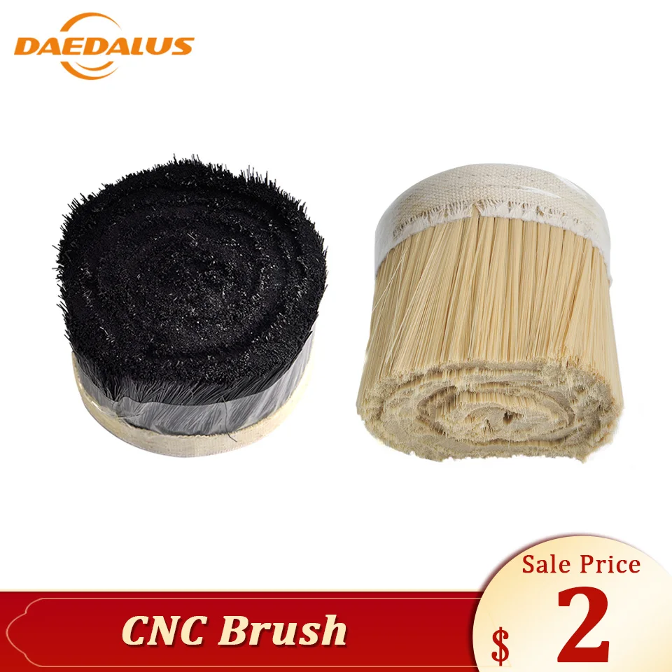 

Daedalus CNC Brush 70MM 1 Meter Dust Collector Cover Woodworking Tool Scrub For DIY Engraving Milling Machine Spindle Motor
