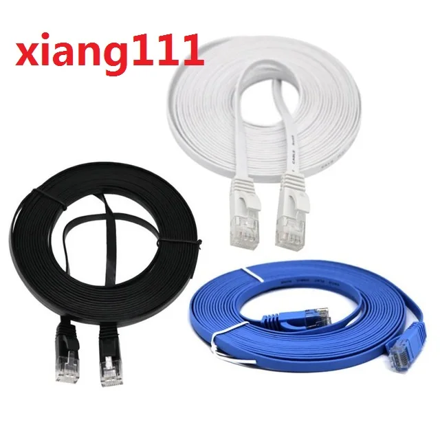 

xiang111 0.7m 1.6m 2.4m 4m 8m Blue Ethernet Internet LAN CAT5e Network Cable for Computer Modem Router