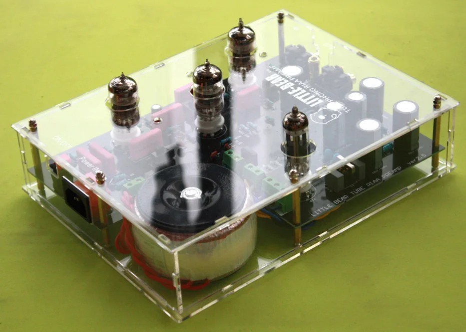 HN Little Bear T10-Pro 6N2 Tube valve Stereo MM Phono Turntable RIAA Preamp preamplifier amplifier Ver2.5 | Электроника