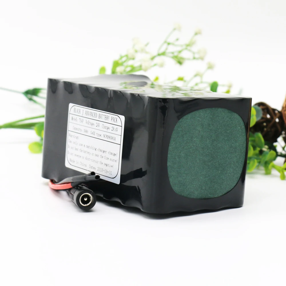 

KLUOSI 7S4P 24V Battery 29.4V 14Ah NCR18650GA Li-Ion Battery Pack with 20A BMS Balanced for Electric Motor Bicycle Scooter Etc
