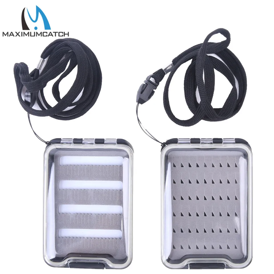 Maximumcatch Fishing Fly Box With Lanyard Pocket Size Waterproof Slim