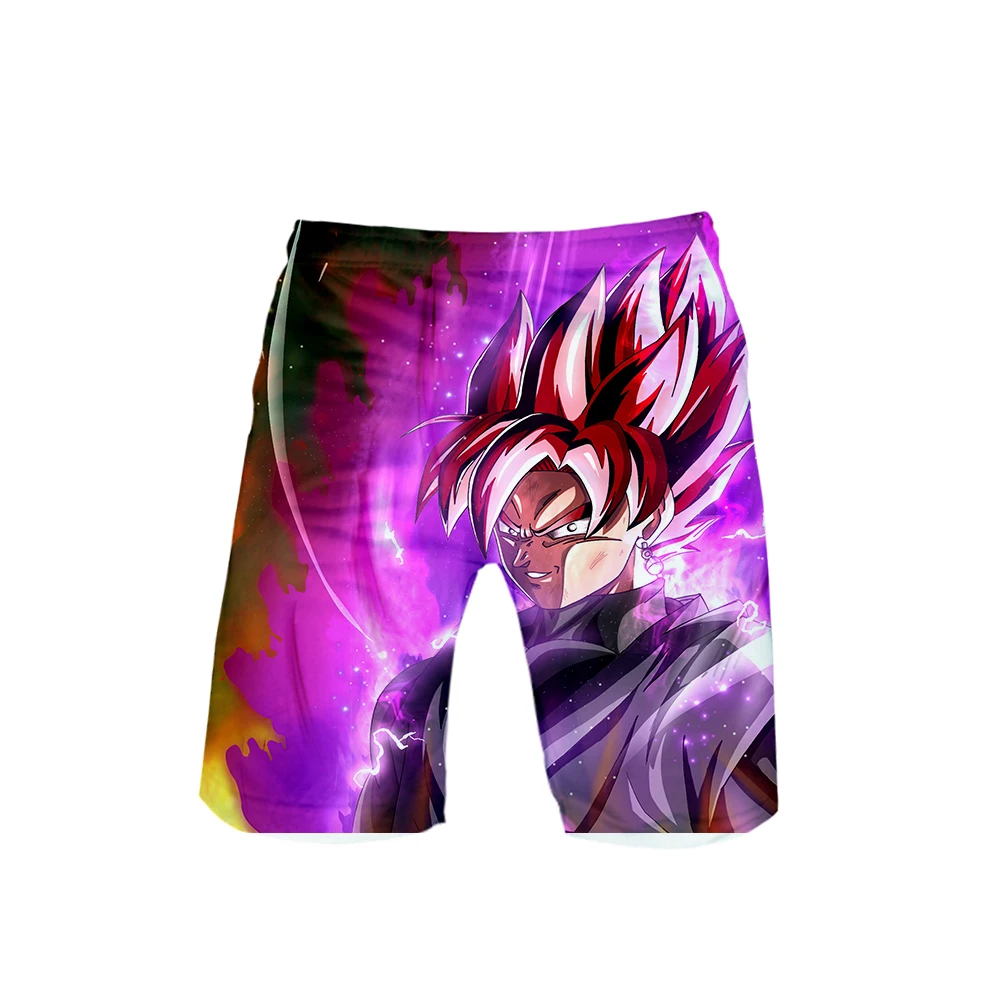 Харадзюку Япония аниме DRAGON BALL 3D стиль пляжные шорты крутые летние мужские модные трендовые шорты для отдыха популярные летние шорты