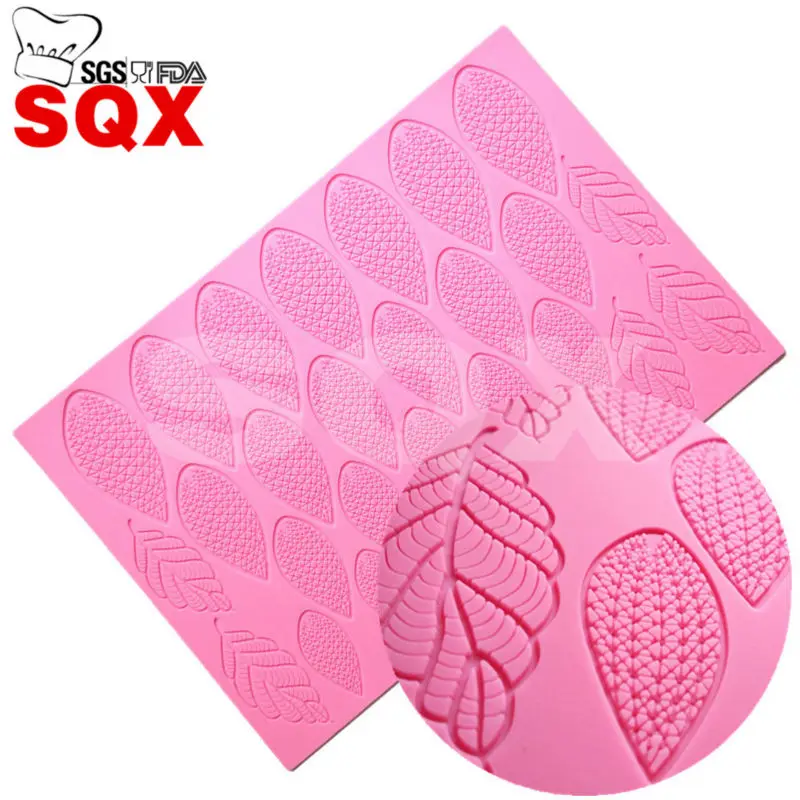 Leaf Silicone cake mold Sugar Silicone Lace Mat Cake Decorating Tools