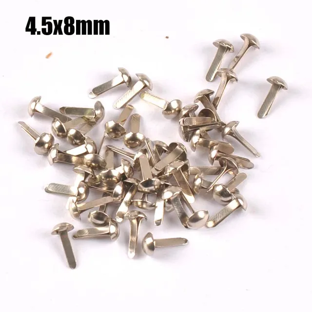 10Pcs Brads Mixed Round Fastener Metal Scrapbooking Embellishment Handmade 10Pcs Brads Mixed Round Fastener Metal Scrapbooking Embellishment Handmade