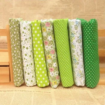 

7pcs Cotton Fabric Handmade Sewing Home Decor Material Fabrics For Patchwork Felt Needlework DIY Floral Prints Fabric FAB01