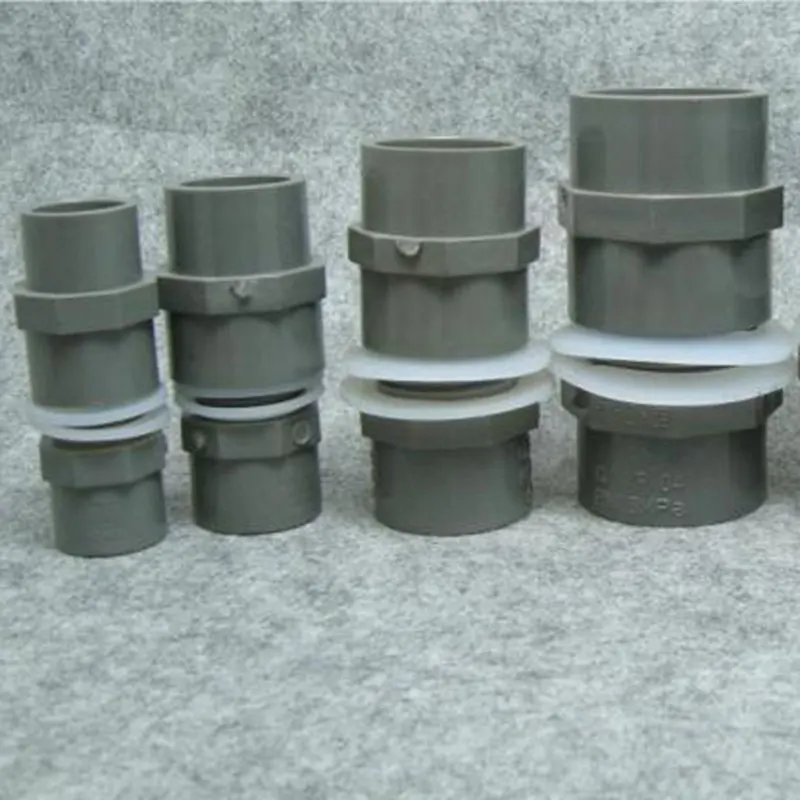 Inner Diameter 20mm Straight Trough PVC Waterproof Connectors Add White Silicone Fish