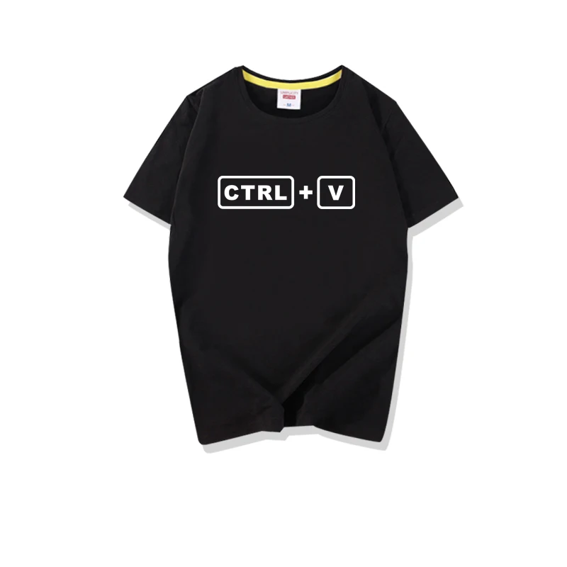 Одинаковые футболки для папы и меня, папы и сына CTRL C+ CTRL V футболки для близнецов, Семейные комплекты, рубашки Одинаковая одежда для папы и сына