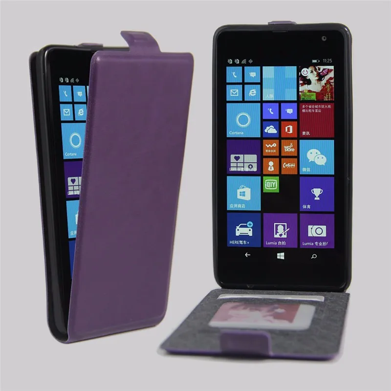 For Lumia 535 Case Luxury Wallet PU Leather Back Cover Case For Microsoft Nokia Lumia 535 Case Flip Phone Protective Bag Skin (31)