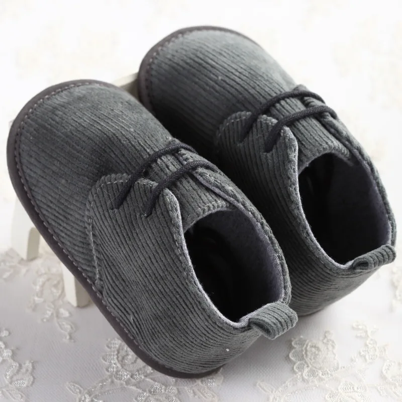 

Cotton Non-slip Baby First Walkers Brand Soft Sole Lace-up Baby Crib Shoes Fashion Newborn Infant Boys Sneakers Toddler Shoes