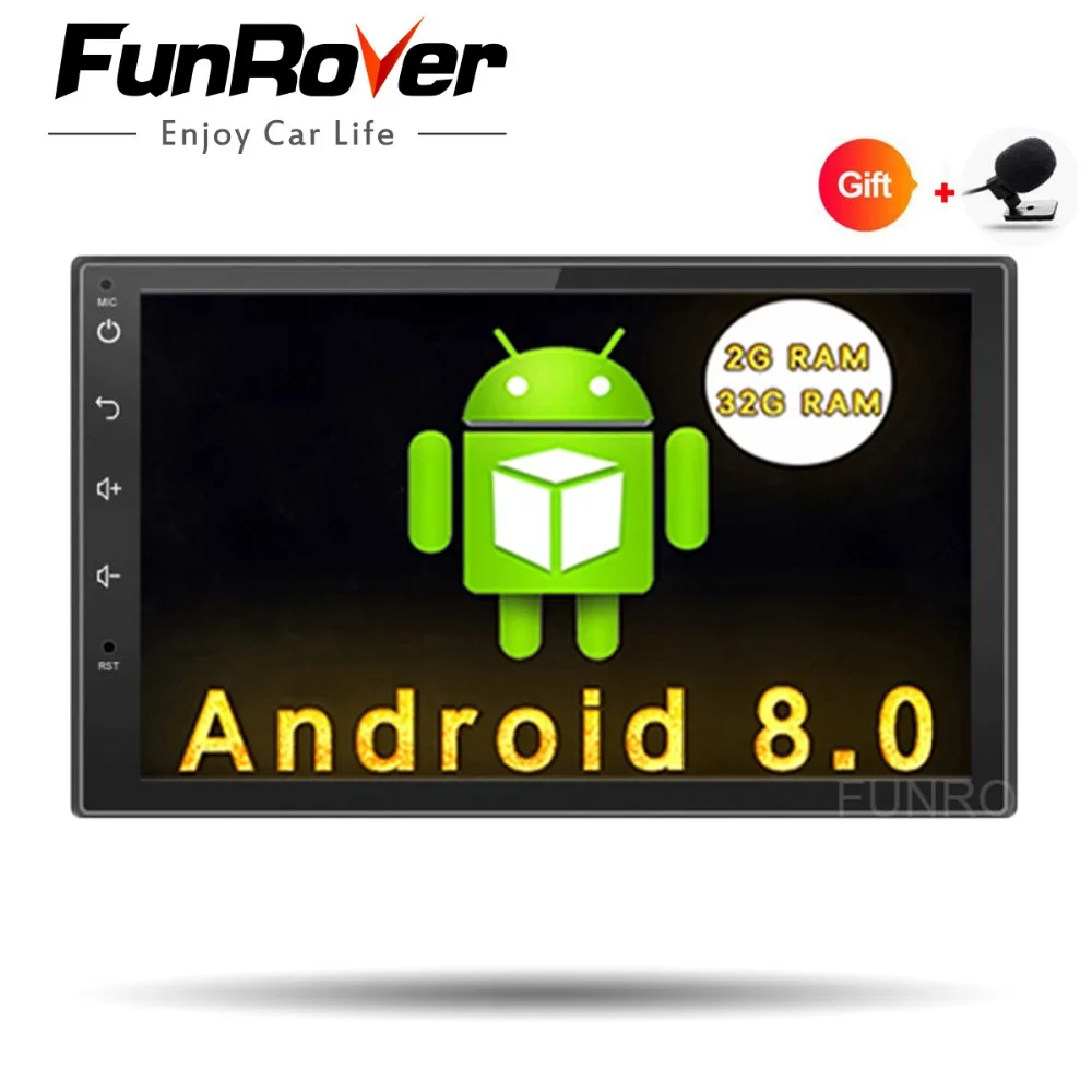 Excellent Funrover Android 8.0 Quad Core Car dvd GPS Player 2 din radio universal Navigation Wifi mulitimedia rds usb navi FM 110mm depth 0 Excellent Funrover Android 8.0 Quad Core Car dvd GPS Player 2 din radio universal Navigation Wifi mulitimedia rds usb navi FM 110mm depth 0